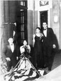 Wedding photo of my father's third brother Joe and his wife Anna (1932)
