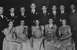 Shanghai Jewish School's graduating class of 1947. Many emigrated before the end of the year, leaving a much smaller group to graduate.