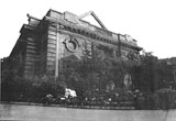 Rear view of the Ohel Rachel Synagogue.